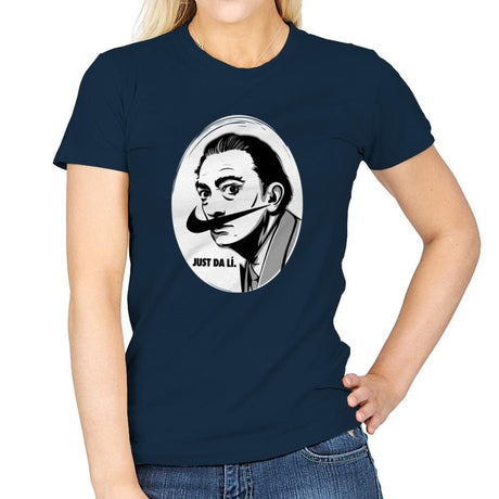 Just Da Li - Womens T-Shirts RIPT Apparel Small / Navy