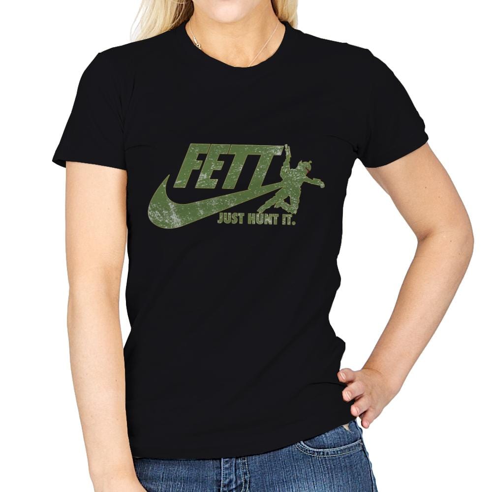 Just Hunt It - Womens T-Shirts RIPT Apparel Small / Black