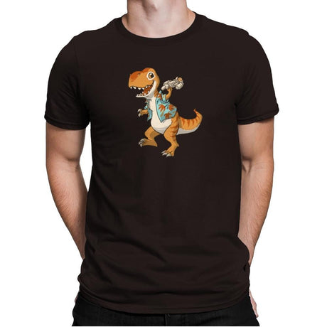 Just Keep Flying - Miniature Mayhem - Mens Premium T-Shirts RIPT Apparel Small / Dark Chocolate