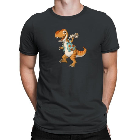 Just Keep Flying - Miniature Mayhem - Mens Premium T-Shirts RIPT Apparel Small / Heavy Metal