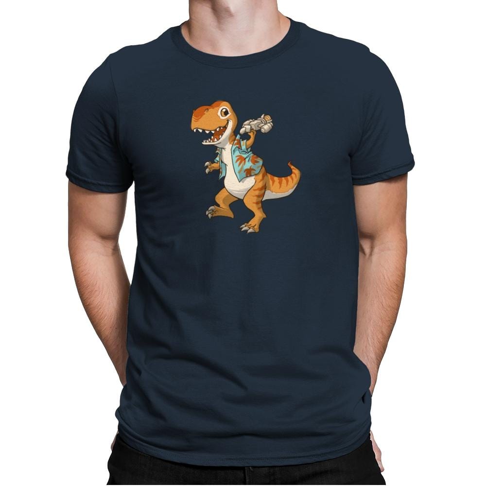 Just Keep Flying - Miniature Mayhem - Mens Premium T-Shirts RIPT Apparel Small / Indigo