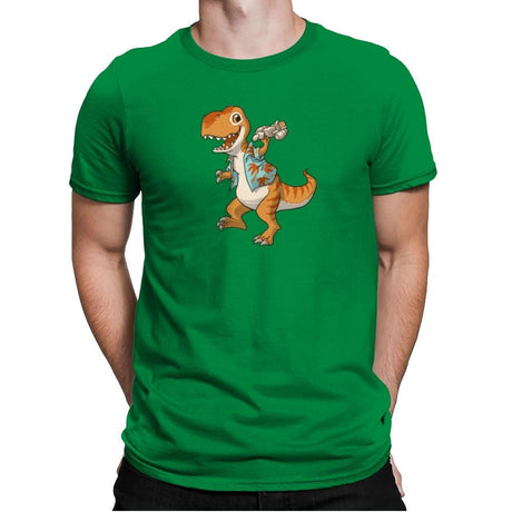 Just Keep Flying - Miniature Mayhem - Mens Premium T-Shirts RIPT Apparel Small / Kelly Green