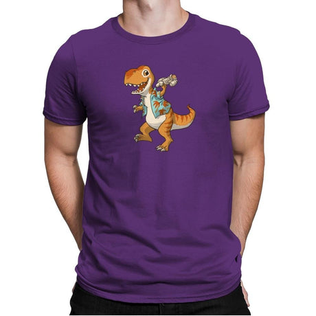 Just Keep Flying - Miniature Mayhem - Mens Premium T-Shirts RIPT Apparel Small / Purple Rush