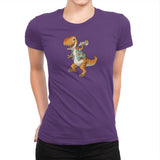 Just Keep Flying - Miniature Mayhem - Womens Premium T-Shirts RIPT Apparel Small / Purple Rush