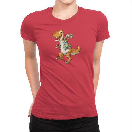 Just Keep Flying - Miniature Mayhem - Womens Premium T-Shirts RIPT Apparel Small / Red