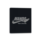Just Mando It - Canvas Wraps Canvas Wraps RIPT Apparel 8x10 / Black