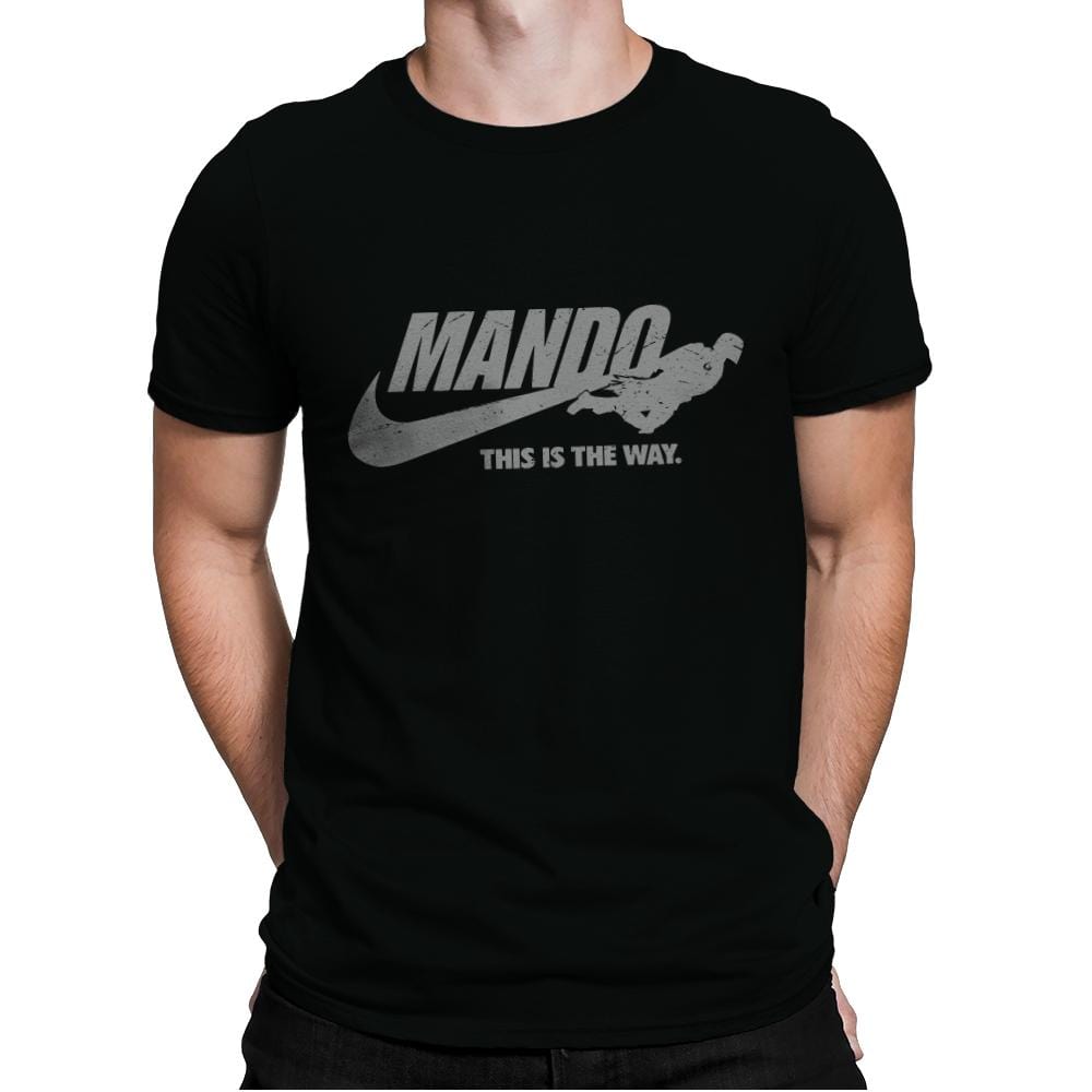 Just Mando It - Mens Premium T-Shirts RIPT Apparel Small / Black