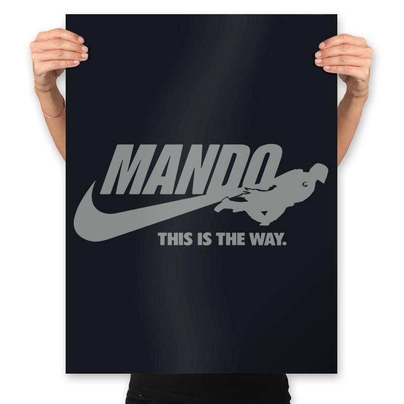 Just Mando It - Prints Posters RIPT Apparel 18x24 / Black