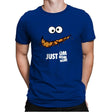 Just Om Nom Nom! - Mens Premium T-Shirts RIPT Apparel Small / Royal