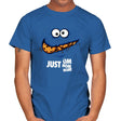 Just Om Nom Nom! - Mens T-Shirts RIPT Apparel Small / Royal