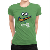 Just Om Nom Nom! - Womens Premium T-Shirts RIPT Apparel Small / Kelly