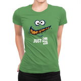 Just Om Nom Nom! - Womens Premium T-Shirts RIPT Apparel Small / Kelly