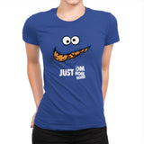 Just Om Nom Nom! - Womens Premium T-Shirts RIPT Apparel Small / Royal