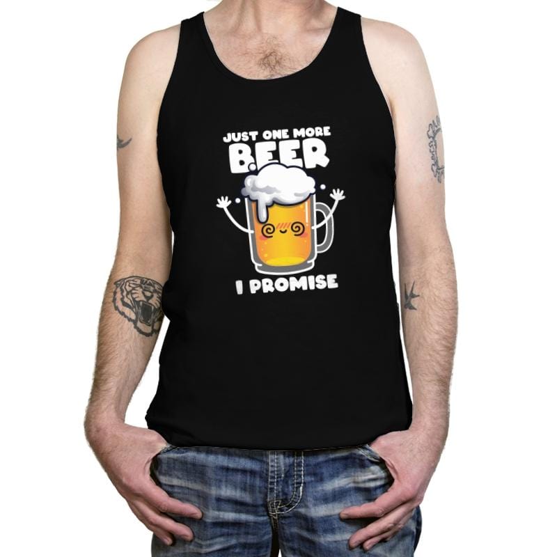 Just One More Beer - Tanktop Tanktop RIPT Apparel X-Small / Black