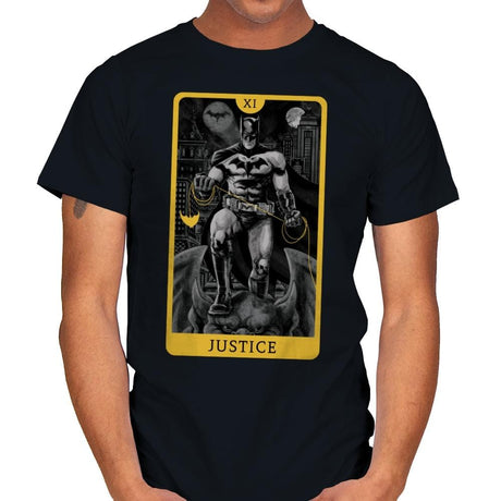 Justice DC - Mens T-Shirts RIPT Apparel Small / Black