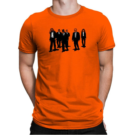 Justice Dogs Exclusive - Wonderful Justice - Mens Premium T-Shirts RIPT Apparel Small / Classic Orange