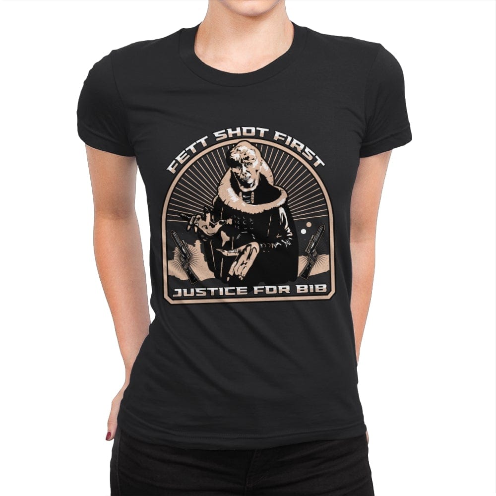 Justice for Bib - Womens Premium T-Shirts RIPT Apparel Small / Black