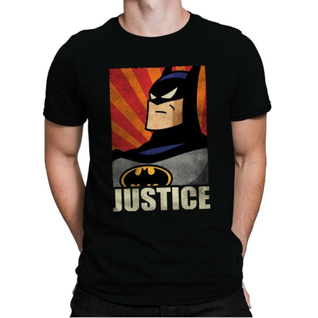 Justice - Mens Premium T-Shirts RIPT Apparel Small / Black