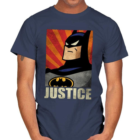 Justice - Mens T-Shirts RIPT Apparel Small / Navy