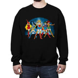 Justice Moon - Crew Neck Sweatshirt Crew Neck Sweatshirt RIPT Apparel Small / Black