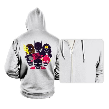 Justice Squad - Hoodies Hoodies RIPT Apparel Small / White