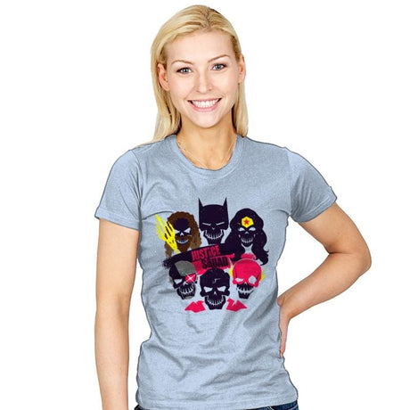 Justice Squad - Womens T-Shirts RIPT Apparel Small / Baby Blue