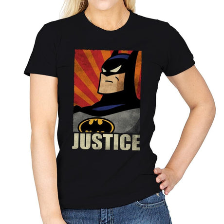 Justice - Womens T-Shirts RIPT Apparel Small / Black