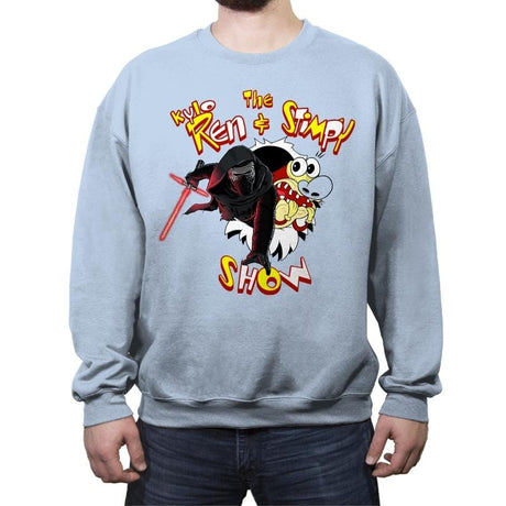 K. Ren and Stimpy Reprint - Crew Neck Sweatshirt Crew Neck Sweatshirt RIPT Apparel