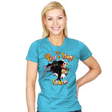 K. Ren and Stimpy Reprint - Womens T-Shirts RIPT Apparel Small / Aqua