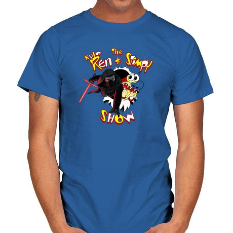 K. Ren & Stimpy Show Exclusive - Mens T-Shirts RIPT Apparel Small / Royal