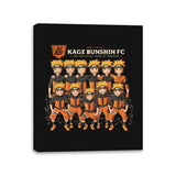 Kage Bunshin FC - Canvas Wraps Canvas Wraps RIPT Apparel 11x14 / Black