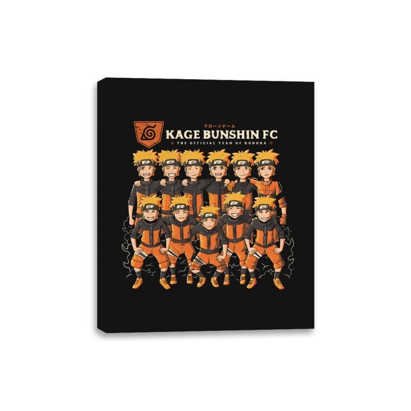 Kage Bunshin FC - Canvas Wraps Canvas Wraps RIPT Apparel 8x10 / Black