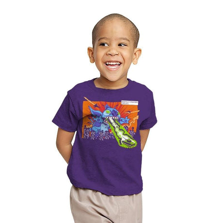 Kaiju-626 Exclusive - Youth T-Shirts RIPT Apparel X-small / Purple