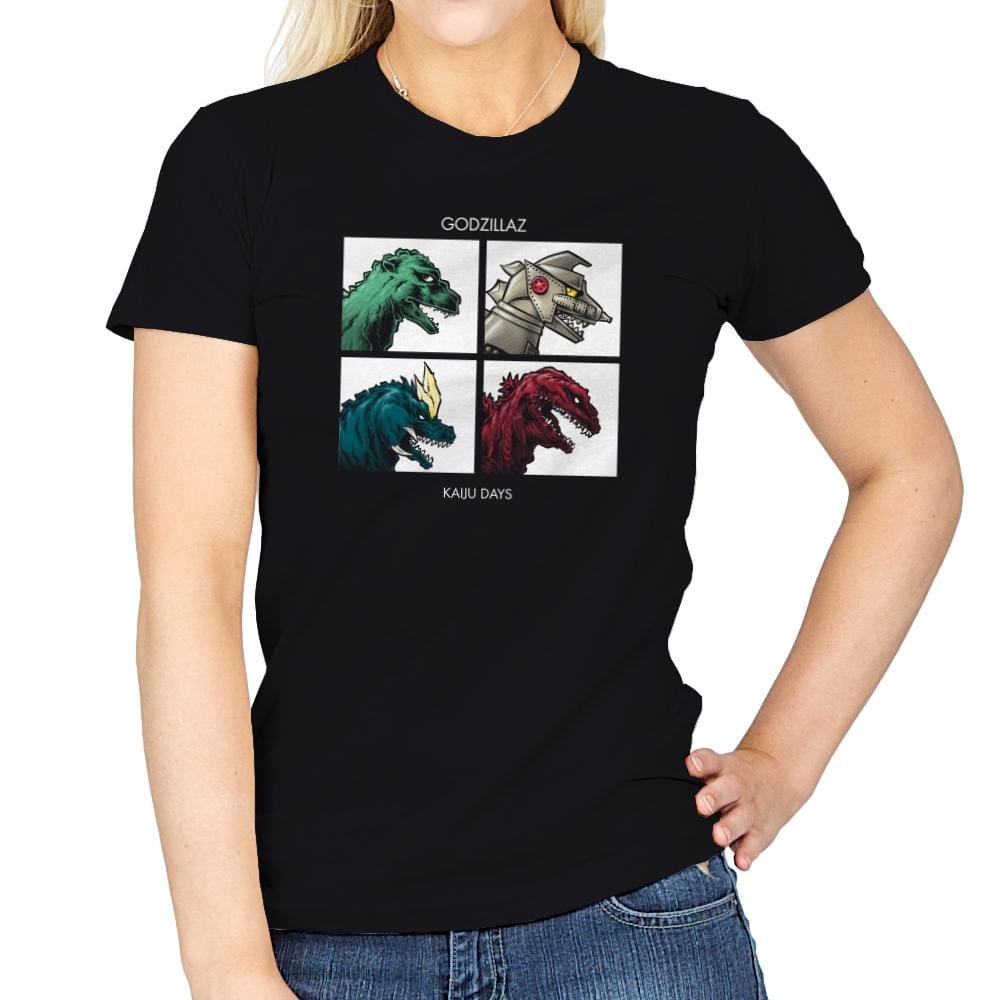 Kaiju Days REMASTERED Exclusive - Womens T-Shirts RIPT Apparel Small / Black