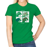 Kaiju Days REMASTERED Exclusive - Womens T-Shirts RIPT Apparel Small / Irish Green