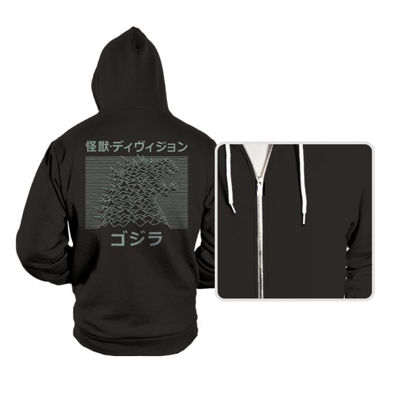 Kaiju Division  - JP - Hoodies Hoodies RIPT Apparel Small / Black