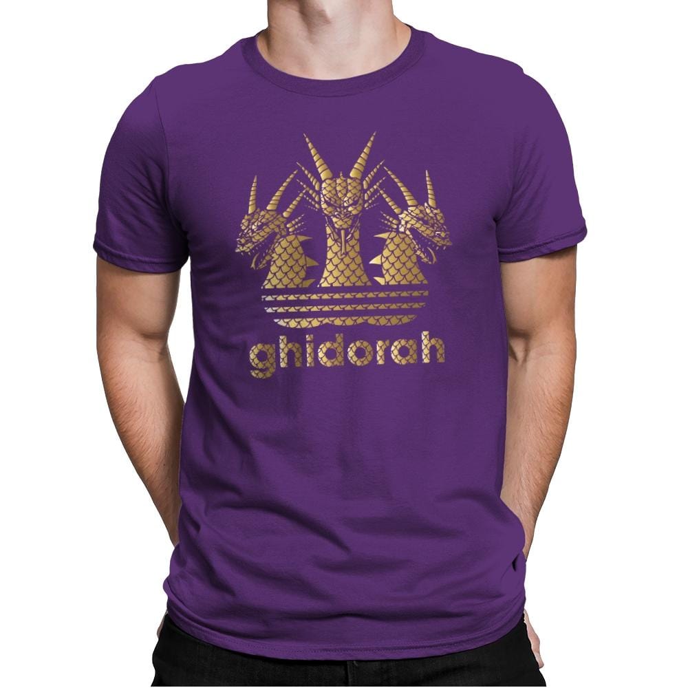 Kaiju Zero Athletics - Mens Premium T-Shirts RIPT Apparel Small / Purple Rush
