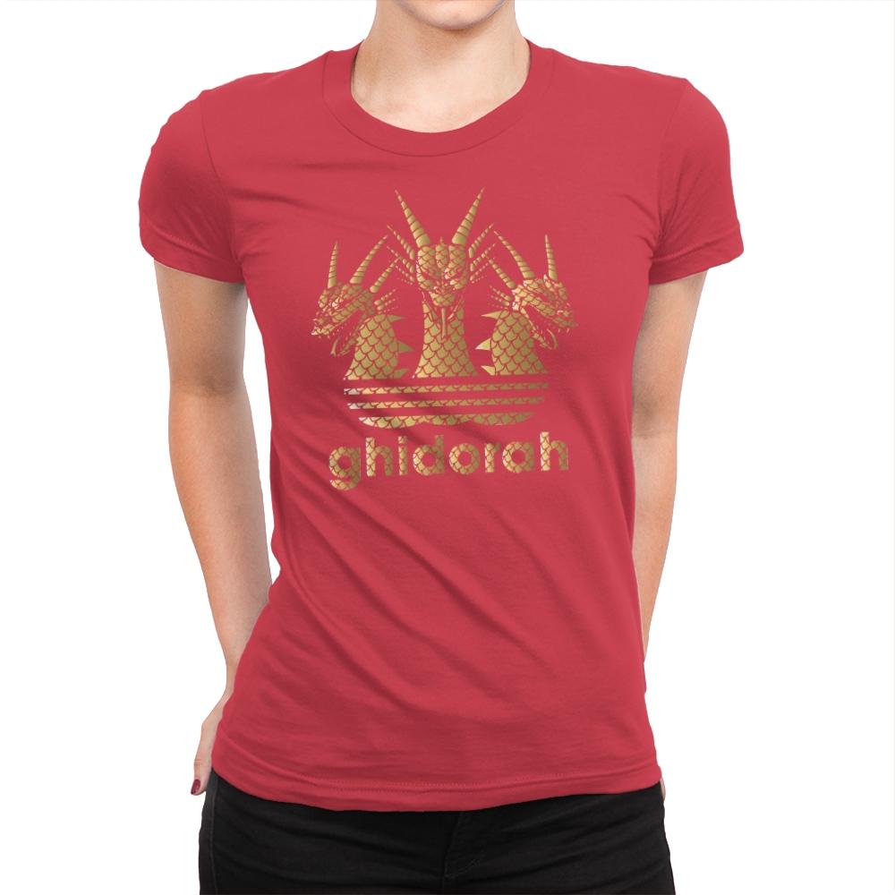 Kaiju Zero Athletics - Womens Premium T-Shirts RIPT Apparel Small / Red