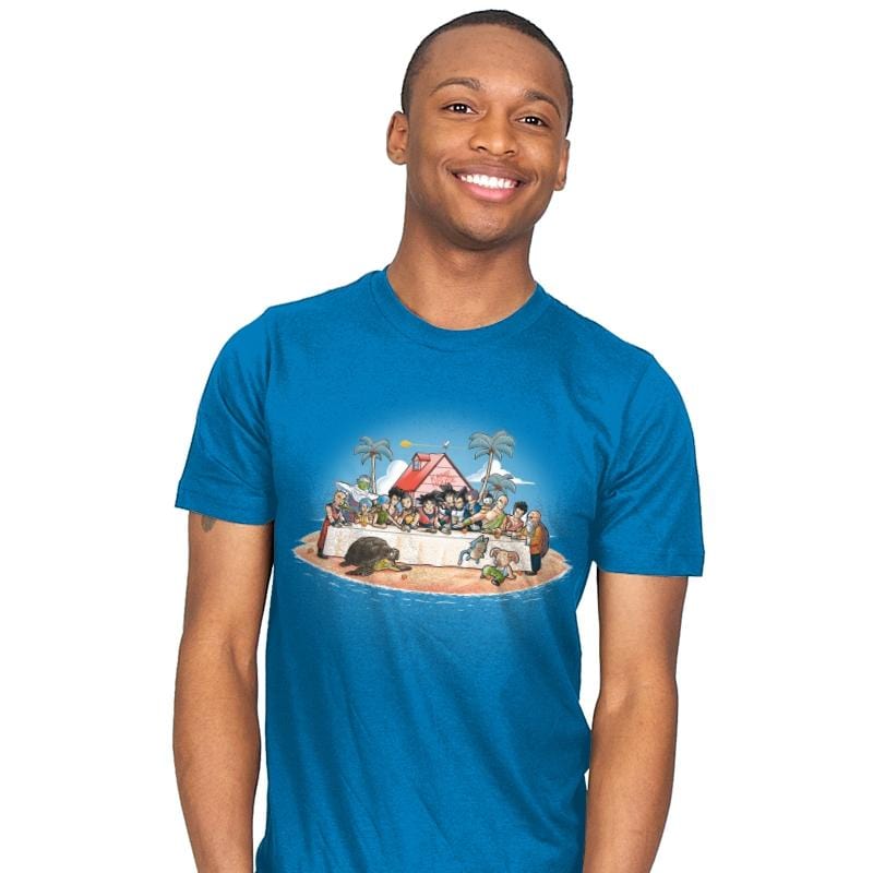Kame dinner - Mens T-Shirts RIPT Apparel Small / Turquoise
