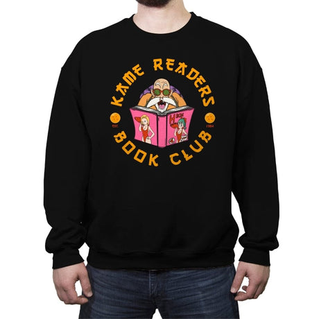 Kame Readers - Crew Neck Sweatshirt Crew Neck Sweatshirt RIPT Apparel Small / Black