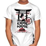 Kame School Of Martial Arts - Mens T-Shirts RIPT Apparel Small / White