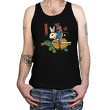 Kame, Usagi and Ratto Ninjas - Tanktop Tanktop RIPT Apparel X-Small / Black