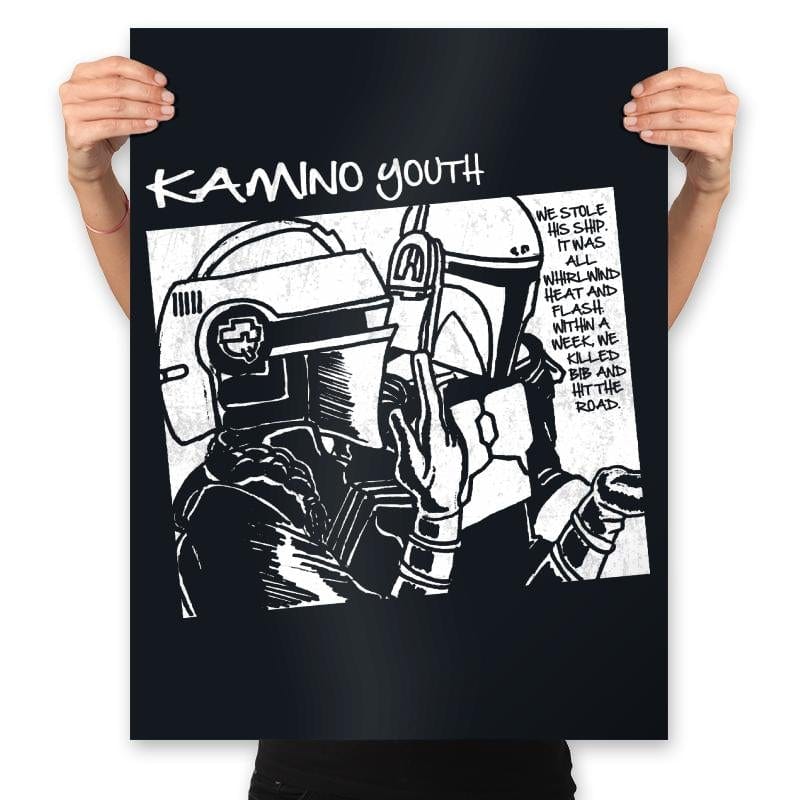 Kamino Youth - Prints Posters RIPT Apparel 18x24 / Black