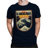 Kanagawa Paradise - Mens Premium T-Shirts RIPT Apparel Small / Midnight Navy