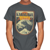 Kanagawa Paradise - Mens T-Shirts RIPT Apparel Small / Charcoal