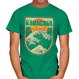 Kanagawa Paradise - Mens T-Shirts RIPT Apparel Small / Kelly