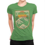 Kanagawa Paradise - Womens Premium T-Shirts RIPT Apparel Small / Kelly