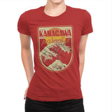 Kanagawa Paradise - Womens Premium T-Shirts RIPT Apparel Small / Red