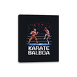 Karate Balboa - Canvas Wraps Canvas Wraps RIPT Apparel 8x10 / Black