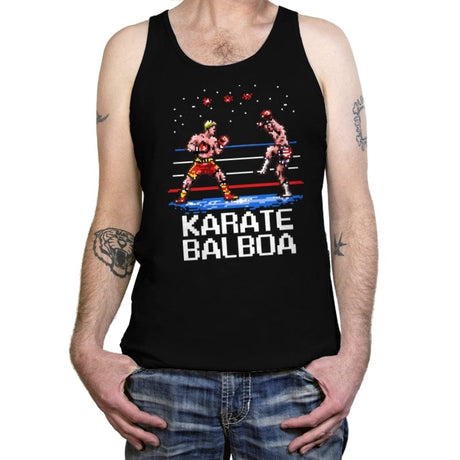 Karate Balboa - Tanktop Tanktop RIPT Apparel X-Small / Black